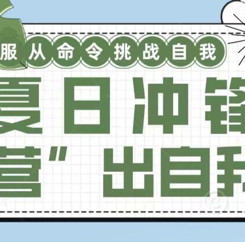 夏日冲锋，“营”出自我——凤鸣街道新区幼儿园大四班暑期特战训练营