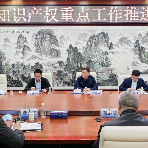 局机关党委书记、二级巡视员夏昆山主持召开知识产权重点工作推进会议