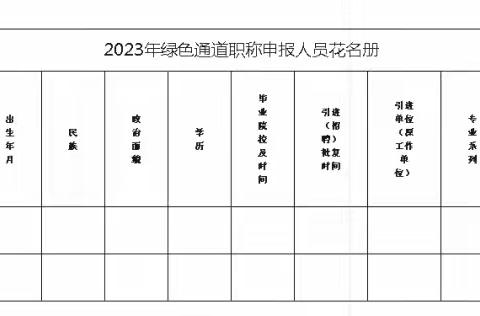 🐰 2023年内蒙古自治区绿色通道职称评审申报工作的通知