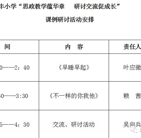 思政教学蕴华章  研讨交流促成长——《光丰小学“礼德育人  智慧出彩”校园文化的实践与研究》课题组开展课例研讨