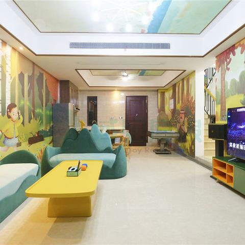 (揽墅302/707)动物派对亲子4房8床带KTV别墅，住16人，波波池+滑梯床+泡池+泳池+KTV - 美篇