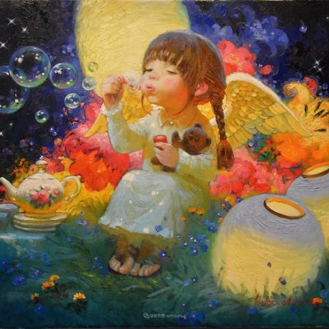 俄罗斯油画家的童话世界：愿你永远是个孩子！