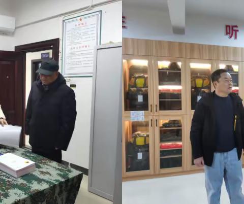 上饶市人防办调研北门街道人防示范社区创建工作