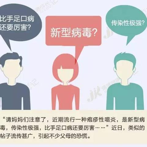 金鱼二小中心园温馨提示：疱疹性咽峡炎进入高发期，比手足口病还厉害！