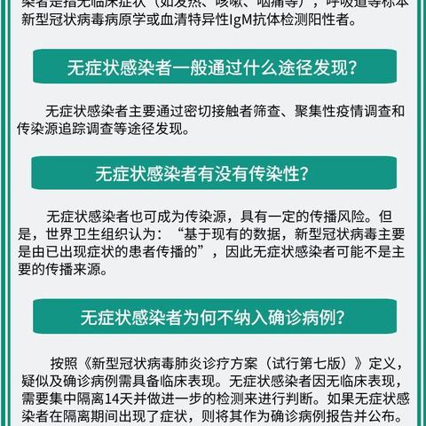 无症状感染者有无传染性？官方解释来了