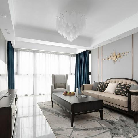 120㎡轻奢美式3室2厅，宁静而精致的品质之家