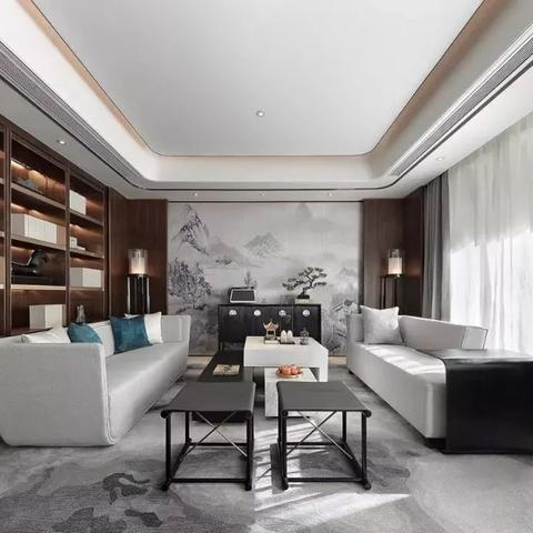 29款新中式背景墙，诗意典范，彰显东方风雅！