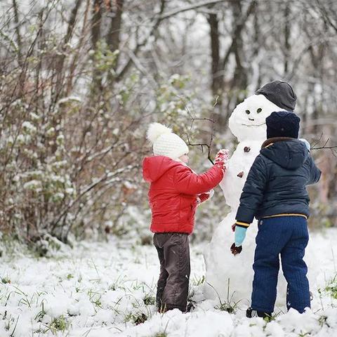 冬季美术活动—你好小雪人