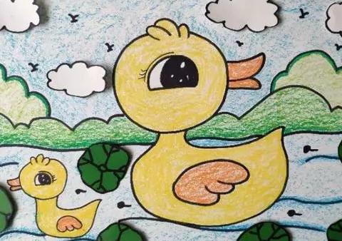 纸贴线描画创意课程