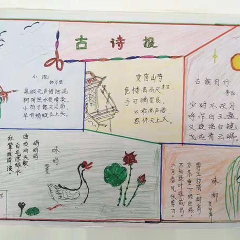 “创建书香校园，读书伴我成长”涝坡镇大柳沟小学手抄报展示活动