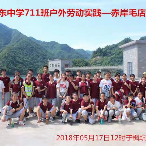 青山绿水画中游  毛店茶场显身手----记义乌市江东中学711班户外劳动实践活动之旅