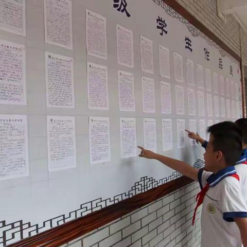 曲江区九龄小学第一期墙报栏成功展出