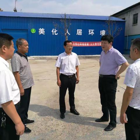 省洁净型煤验收组对我县洁净型煤仓储配送体系建设情况进行验收