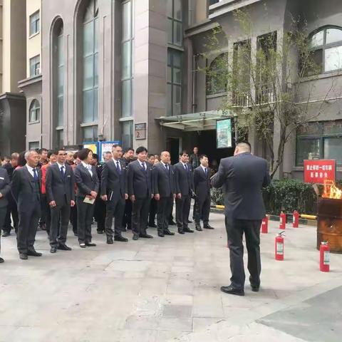 淮河路街道路砦社区建设美好家园之十一月份第三次联合检查----冬季消防演练