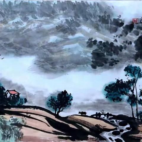 秋来汉水碧，酒醉画意浓