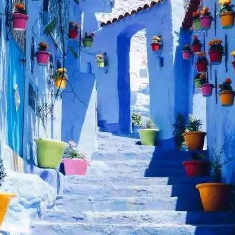 为了不被蚊子咬，他们把整座小城刷成蓝色，却惊艳了全世界