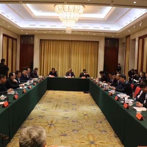 集团公司总经理肖于太出席中国中铁在太原市系列商务活动