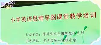 昨日花开宁津，今已初见硕果——记宁津第一实验小学英语思维导图培训