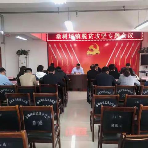 桑树坪镇召开脱贫攻坚专题会