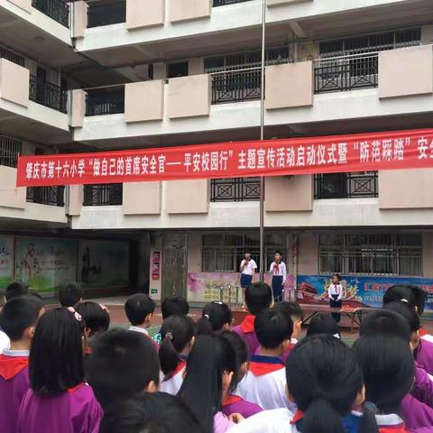 肇庆市第十六小学“做自己的首席安全官——平安校园行”启动仪式侧记