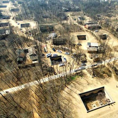 我的峡谷行（七）古老的地坑院