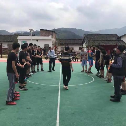 新屋村新年文体活动篮球赛