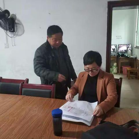 小江口完小迎十一中督学区三月份随访督导