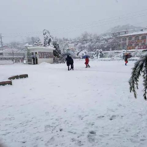 冯店中心小学师生积极应对雪天环境，为安全助力