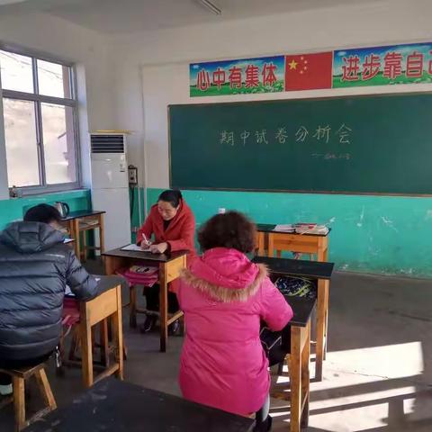 南观小学期中考试试卷分析会