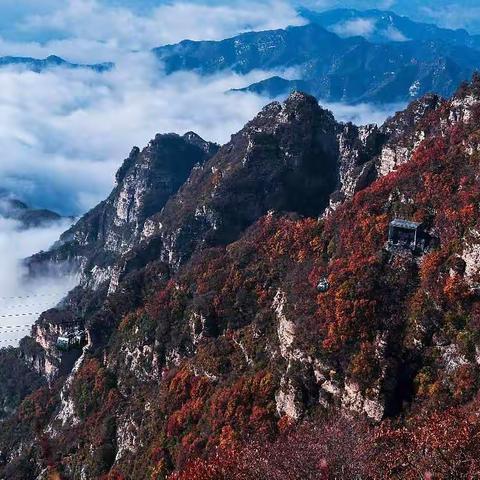 醉美白石山    千山暮雪