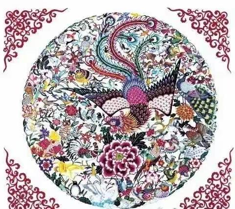 收集到50幅龙凤富贵图，美呆了！