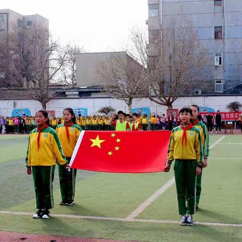 正定县中小学生足球联赛——解放街小学主场对战弘文小学