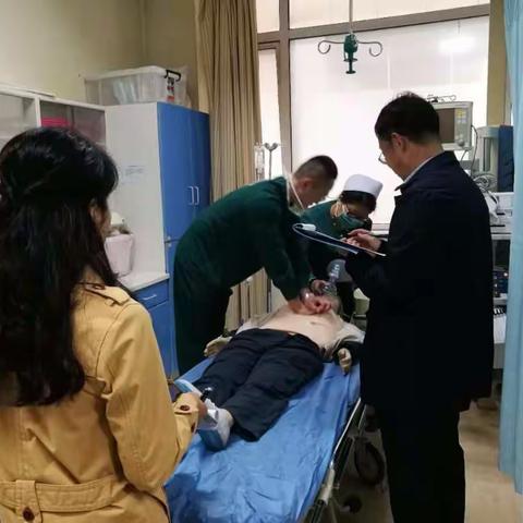 西城区急诊质控中心对我院进行督导检查