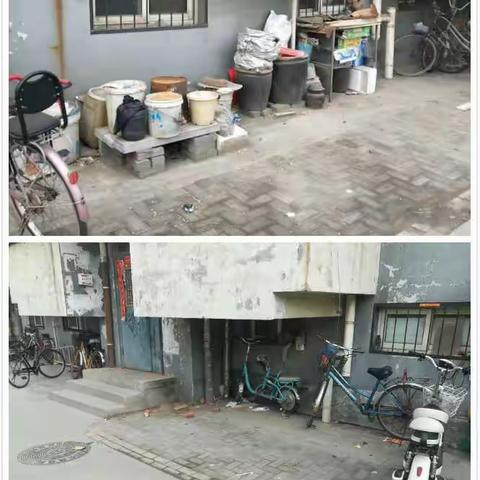【渚河办】农林四社区邮政小区家属楼存在问题整改前后对比