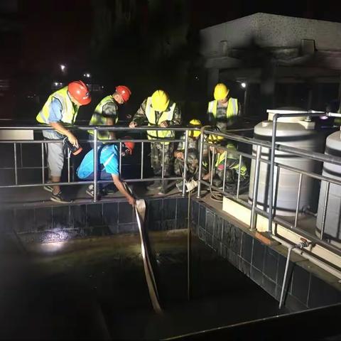 【武水集团】工程公司＂撸起袖子加油干＂记《白鹤嘴水厂改造工程》-停水施工