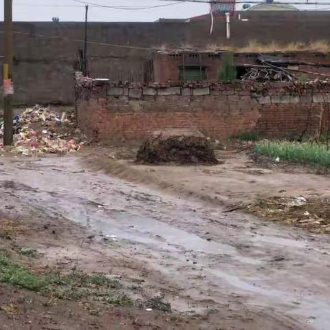 对王里店村积存垃圾的通报