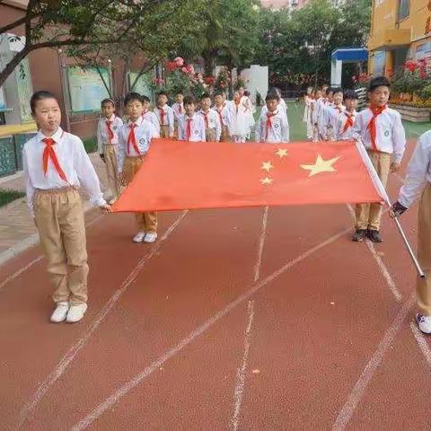 "关爱残疾人、让世界充满爱”-----示范区第五学区晋安小学主题升旗仪式