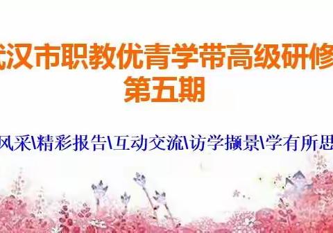 2018武汉市职教优青学带班第五期简报