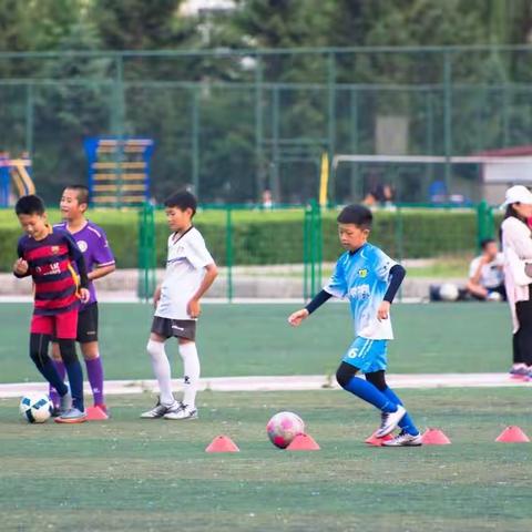 偶遇足球训练