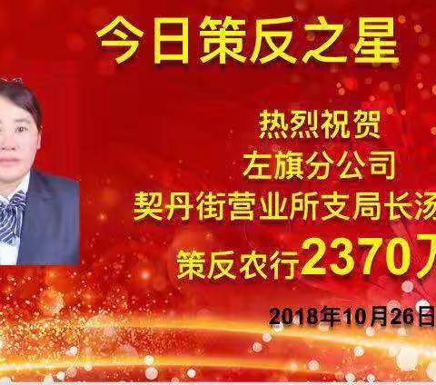 精金百炼　匠心不渝——赤峰市分公司【典型事迹　标杆引领】之左旗契丹街策反篇