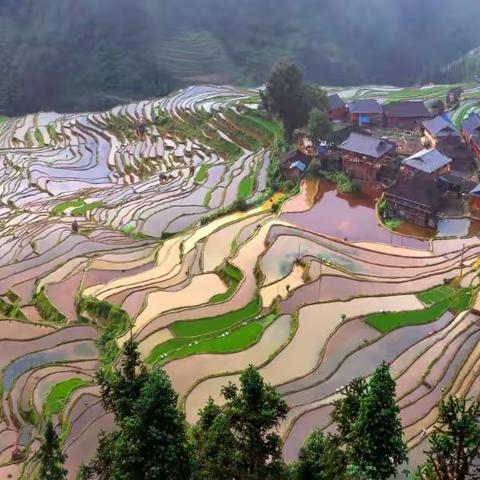 天上人间…加榜梯田。