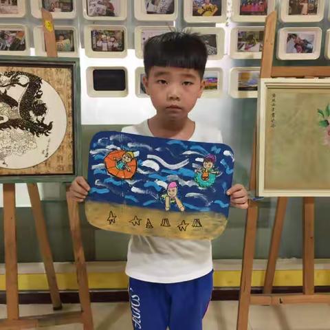 【想象部落美术 |2019年 个人微画展】小小画家——董晨亿（丹尼斯校区草莓老师班）