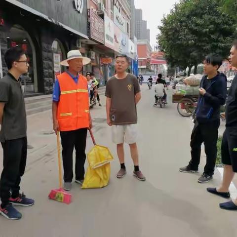 濮阳市城乡规划局6月3日领导带队分管社区开展平安建设工作