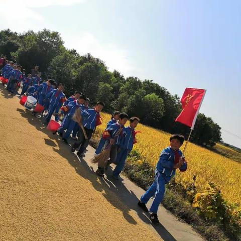 河东上肖小学“小手拉大手，大手牵小手”系列活动