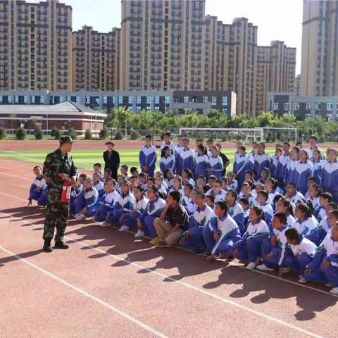 平安校园在我心，安全行动手中行——记银川滨河新区景城一中校园安全日