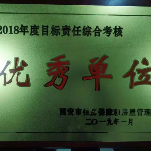 中心被评为2018年度市局目标责任综合考核优秀单位