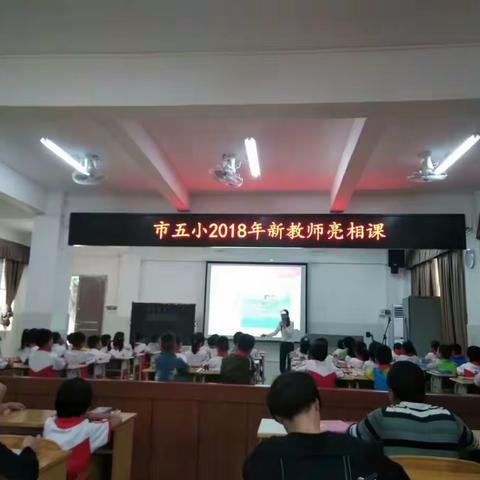 新人齐亮相   教学促成长——廉江市第五小学新教师亮相课活动