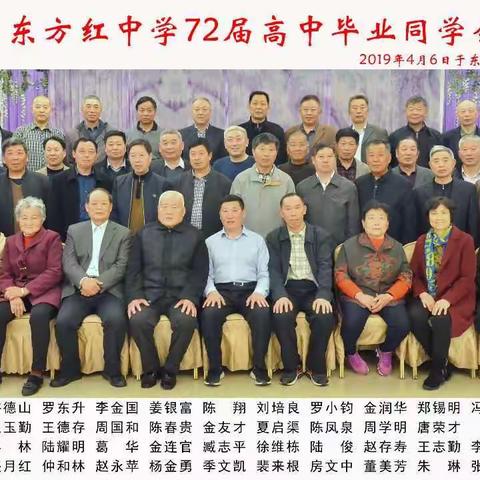 东台东方红中学72届同学2019联谊会第三部