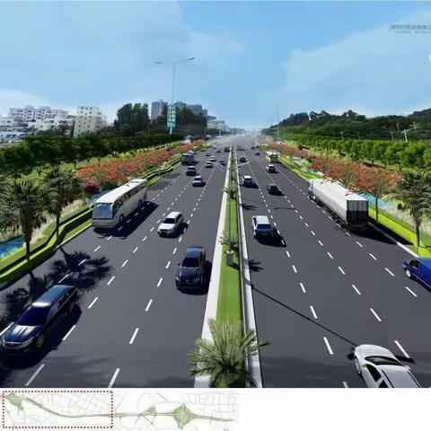 深圳梅观高速公路清湖南段市政道路工程
