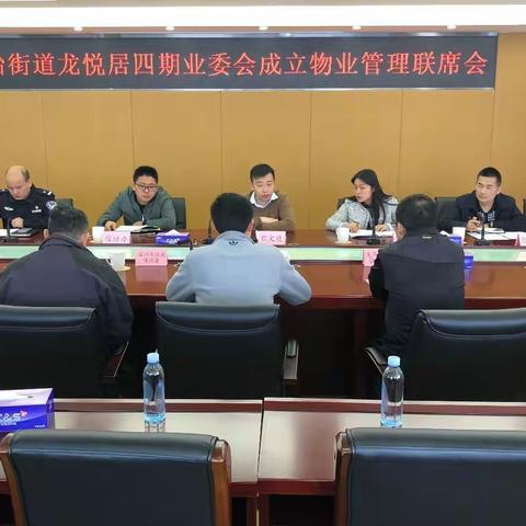 物业办组织召开民治街道龙悦居四期业委会成立物业管理联席会议